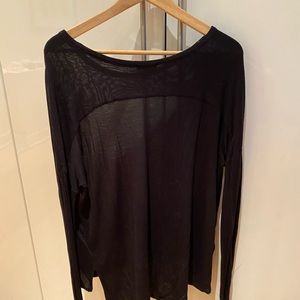 Black Long Sleeved Top from Wilfred Free (Aritzia), size SMALL.
